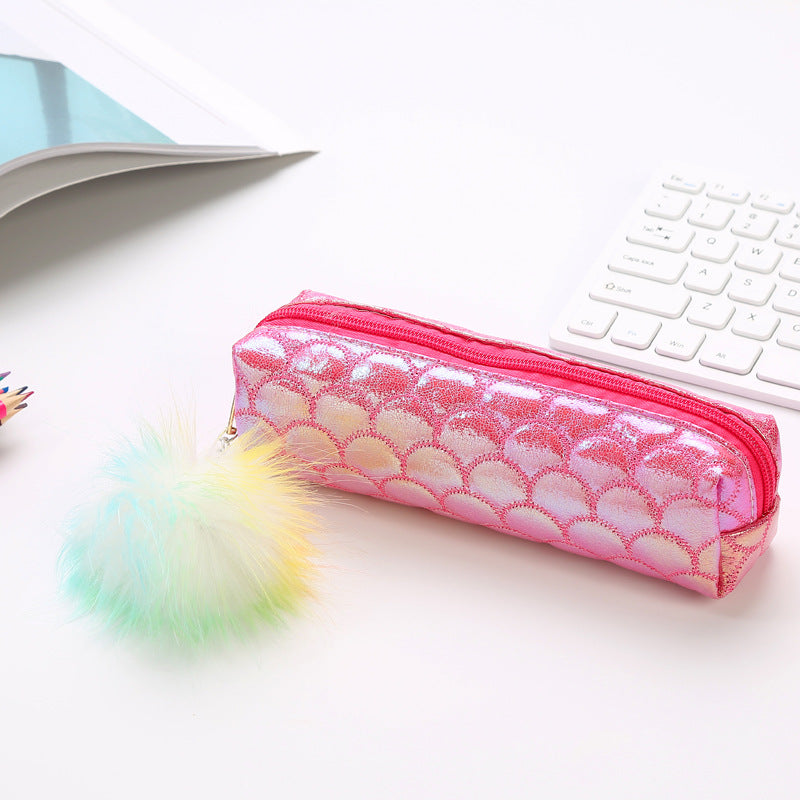 Wholesale PU Mermaid Pencil Case